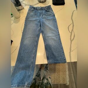 Reformation Straight Blue Jeans